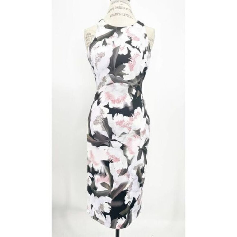 BAR III Sleeveless Sheath Floral Magnolia Dress